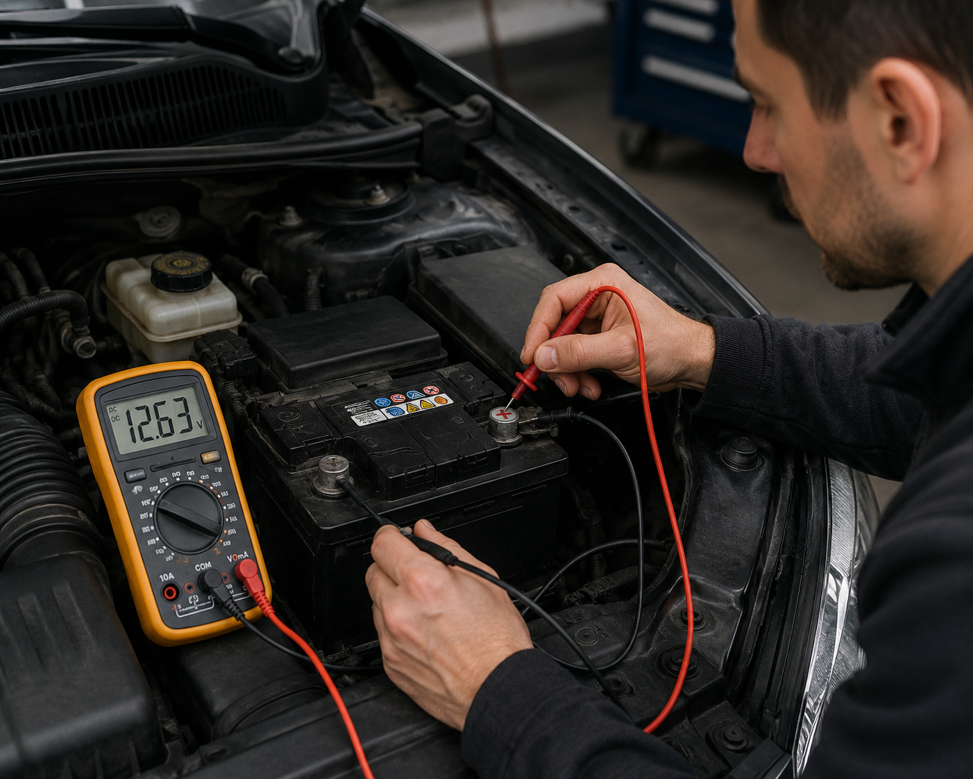 Servis autobaterií – odborná diagnostika, nabíjení a výměna baterie