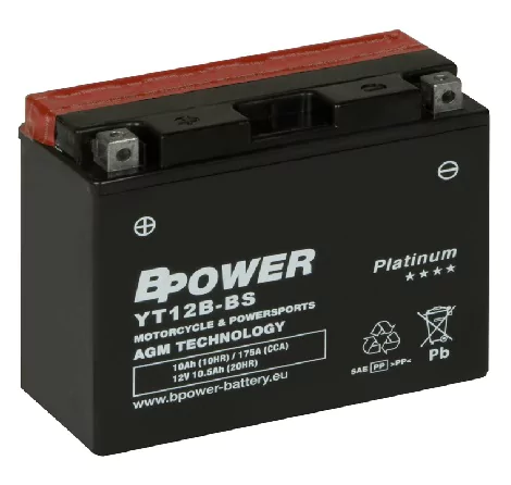 BPOWER PLATINUM 10Ah 175A 12V YT12B-BS (AGM)