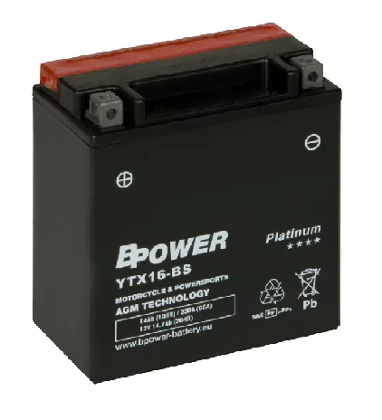 BPOWER PLATINUM 14Ah 230A 12V YTX16-BS (AGM)