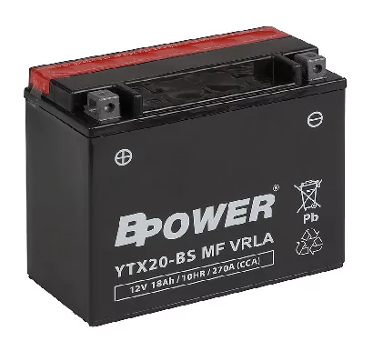 BPOWER PLATINUM 18Ah 270A 12V YTX20-BS (AGM)