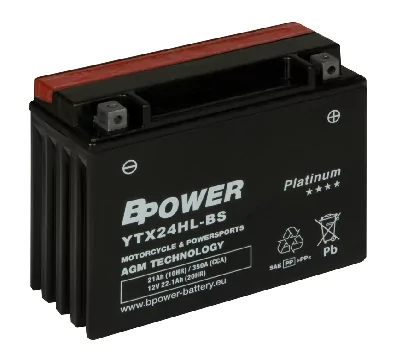 BPOWER PLATINUM 21Ah 350A 12V YTX24HL-BS (AGM)