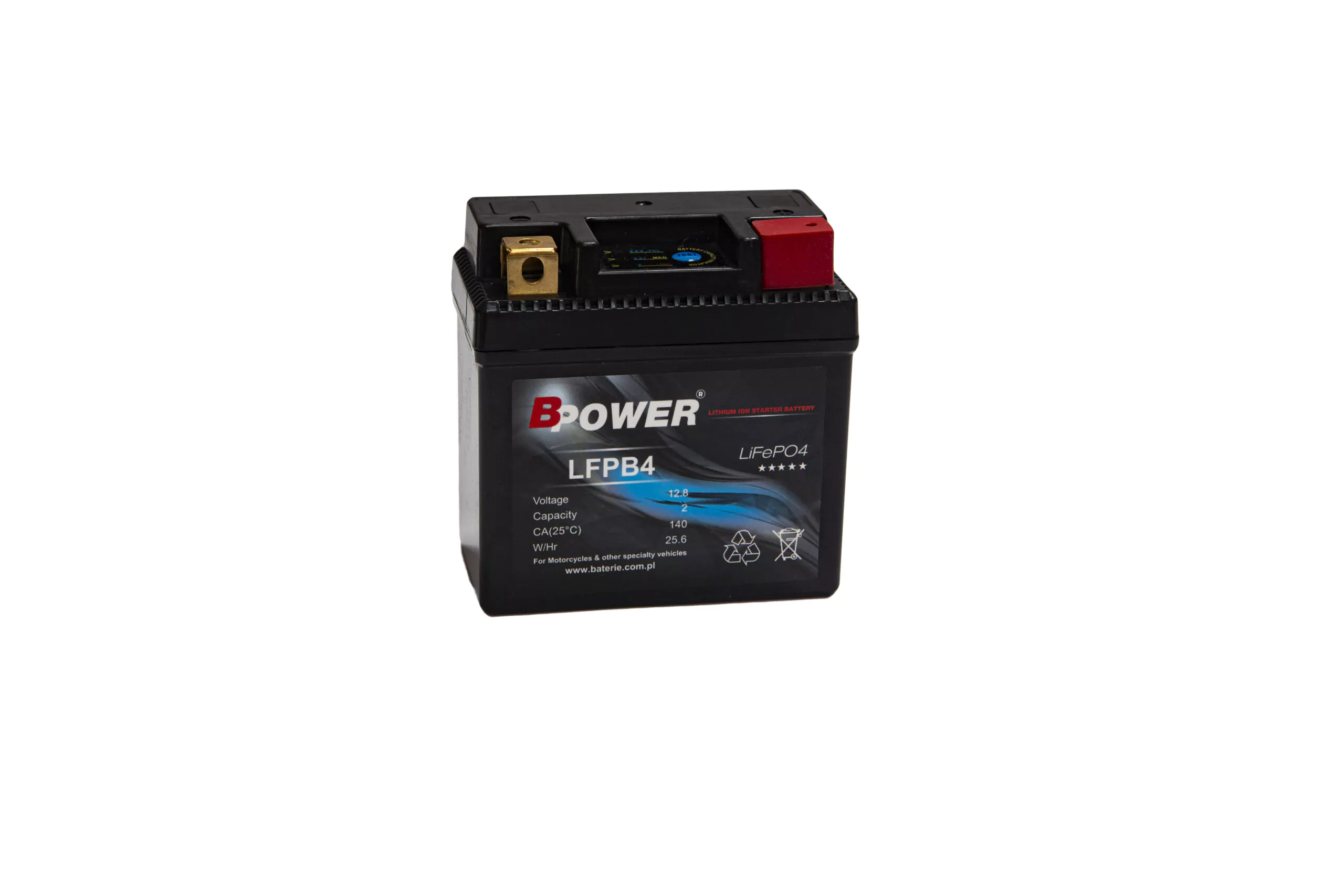 BPOWER LiFePO4 2Ah 140A 12,8V LFPB4