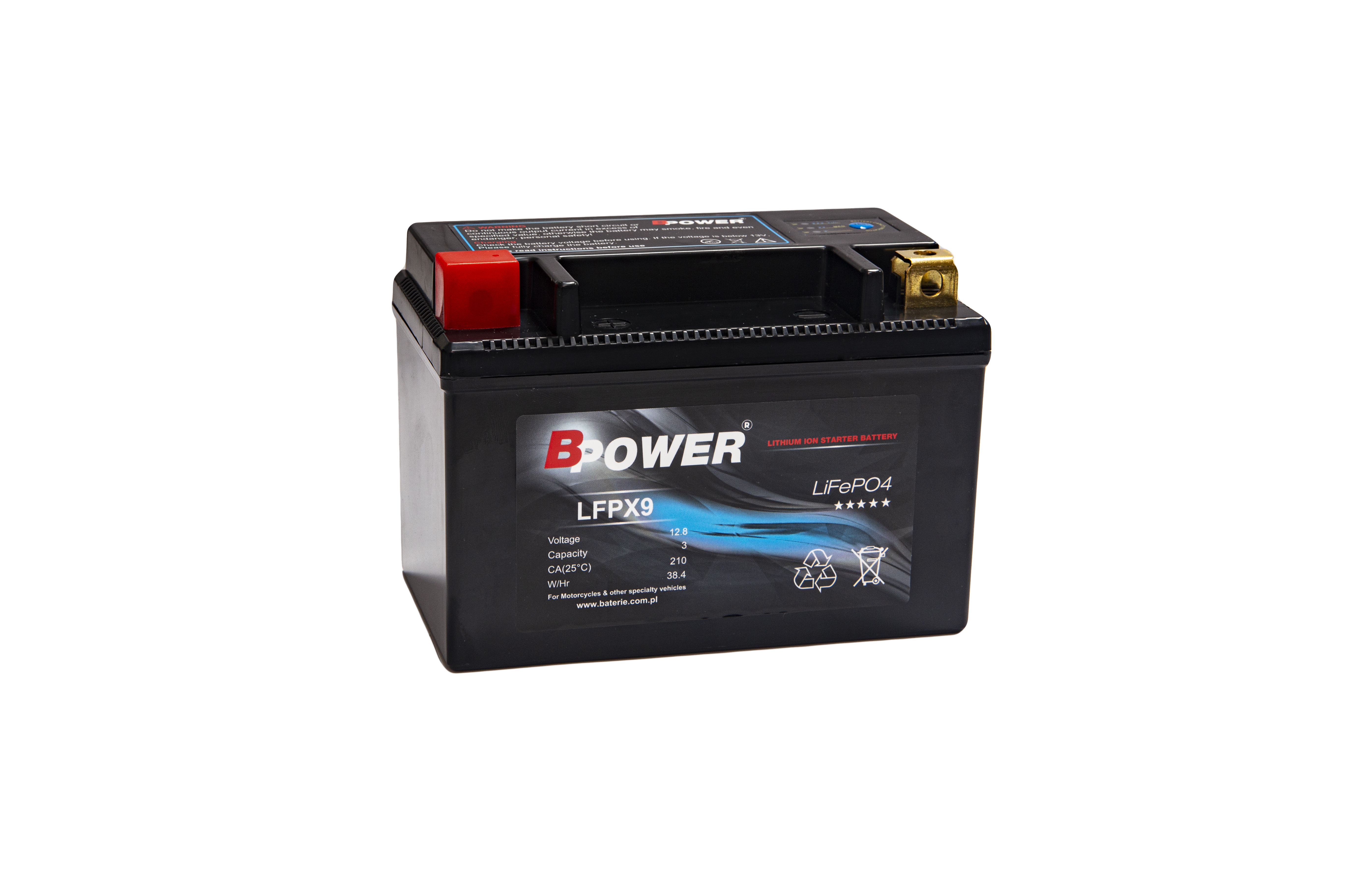 BPOWER LiFePO4 3Ah 210A 12,8V LFPX9