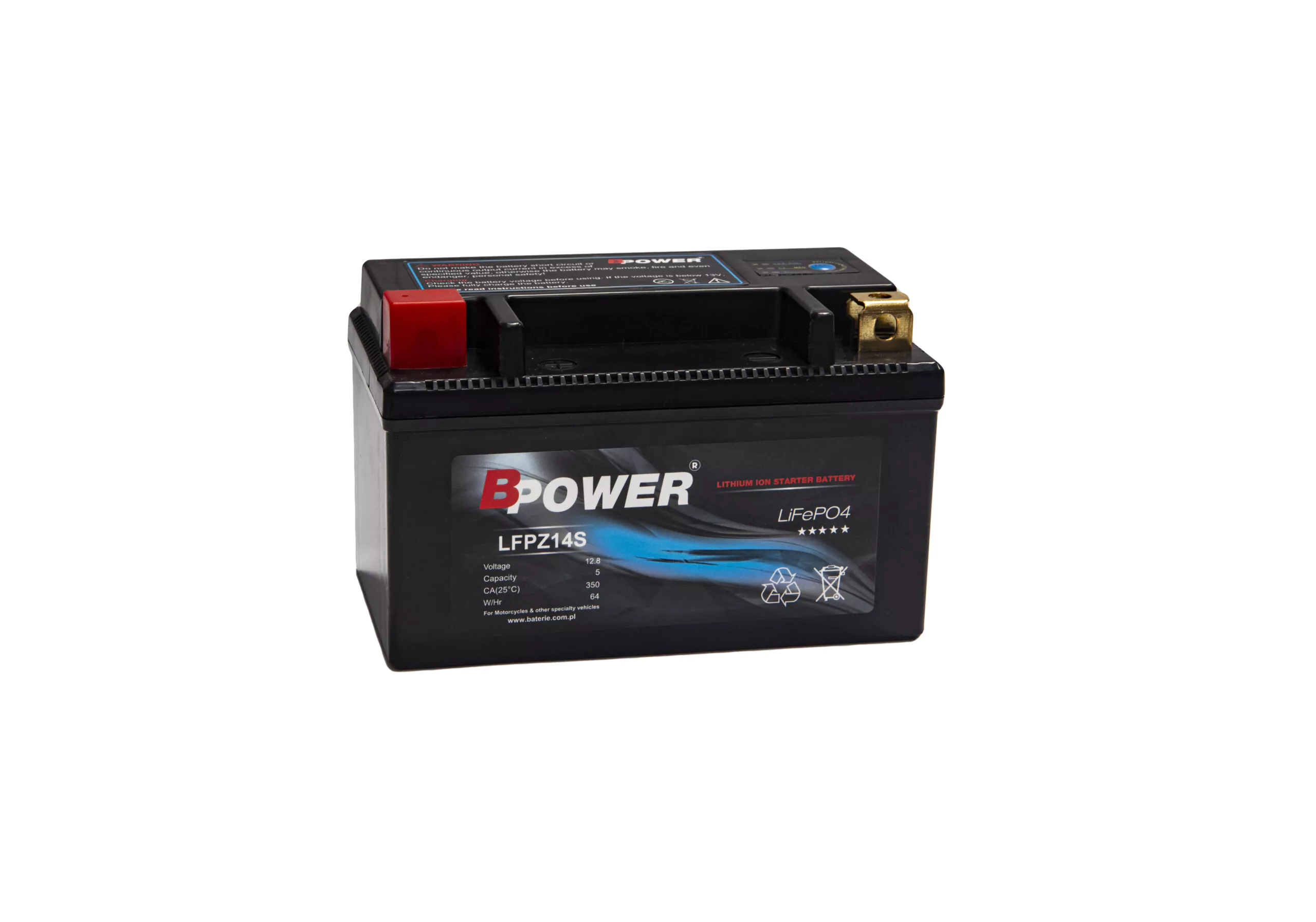 BPOWER LiFePO4 5Ah 350A 12,8V LFPZ14S