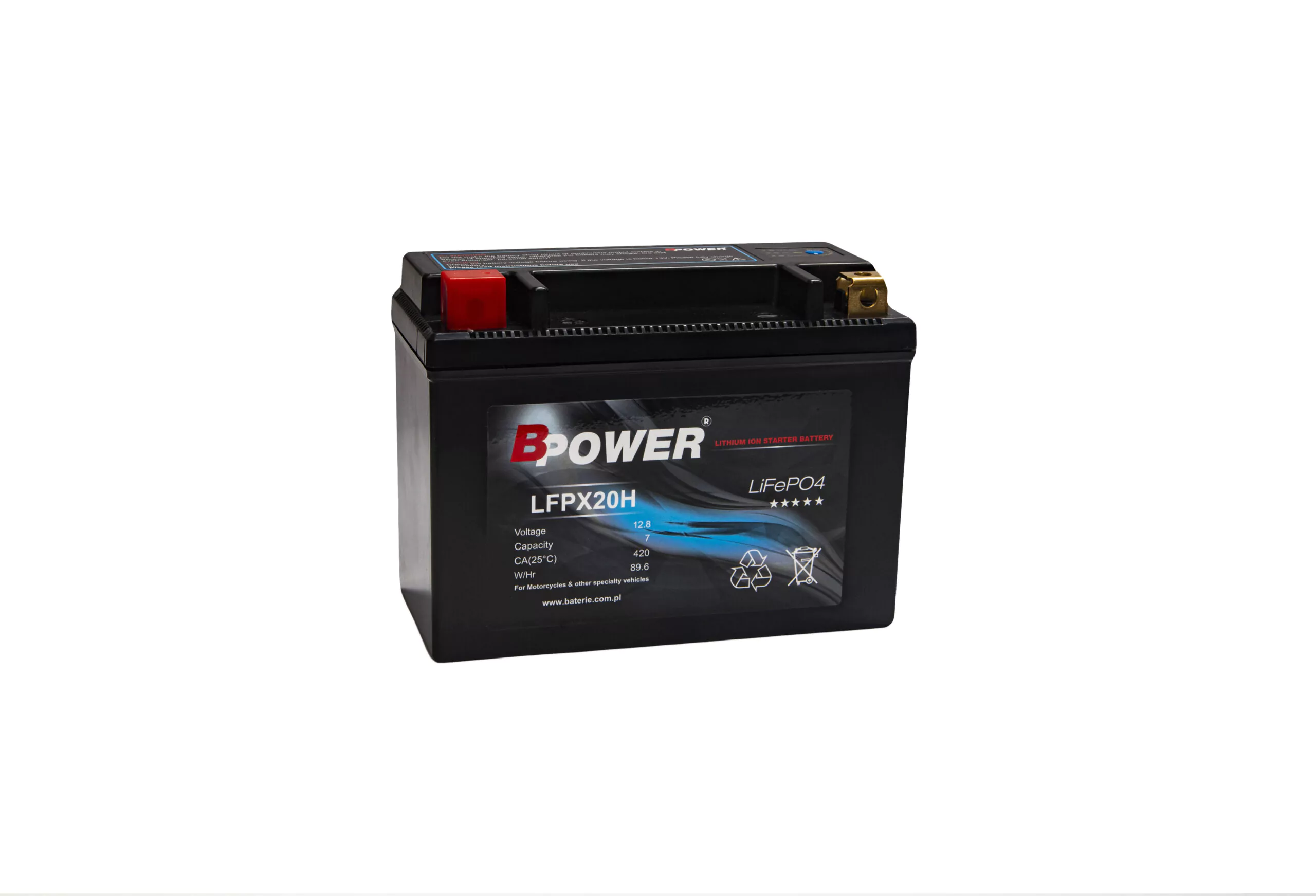 BPOWER LiFePO4 7Ah 420A 12,8V LFPX20H