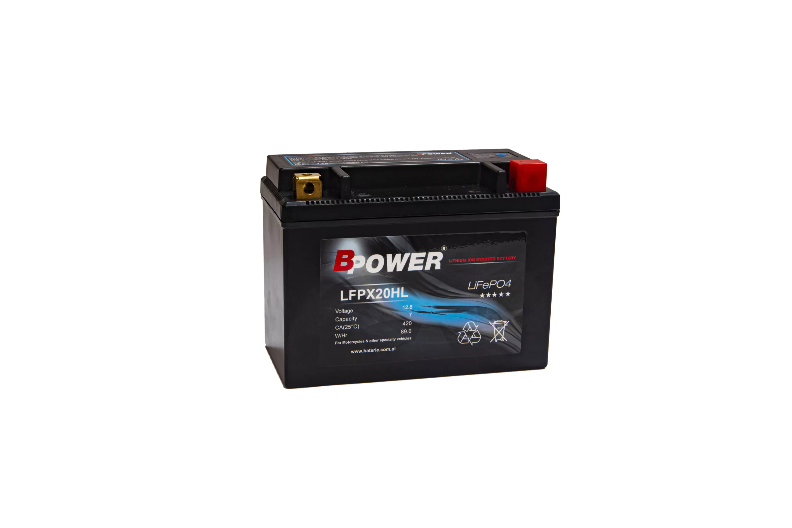 BPOWER LiFePO4 7Ah 420A 12,8V LFPX20HL