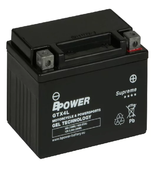 BPOWER SUPREME 3Ah 60A 12V P+ WC GTX4L (GEL)