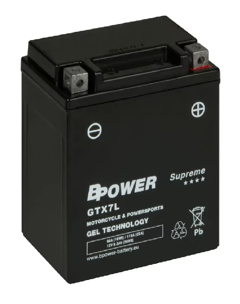 BPOWER SUPREME 6Ah 110A 12V P+ WC GTX7L (GEL)
