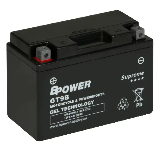BPOWER SUPREME 8Ah 125A 12V L+ WC GT9B (GEL)