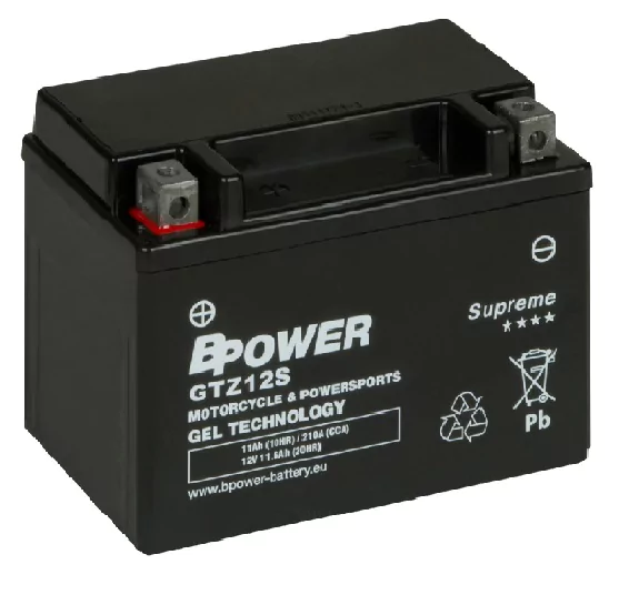 BPOWER SUPREME 11Ah 210A 12V L+ WC GTZ12S (GEL)