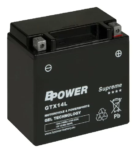 BPOWER SUPREME 12Ah 210A 12V P+ WC GTX14L (GEL)