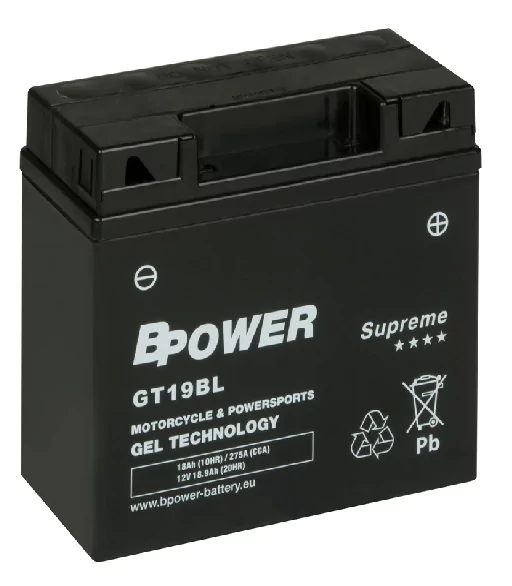 BPOWER SUPREME 18Ah 275A 12V P+ WC GT19BL (GEL)