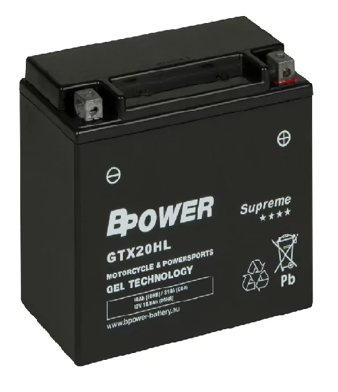 BPOWER SUPREME 18Ah 310A 12V P+ WC GTX20HL (GEL)