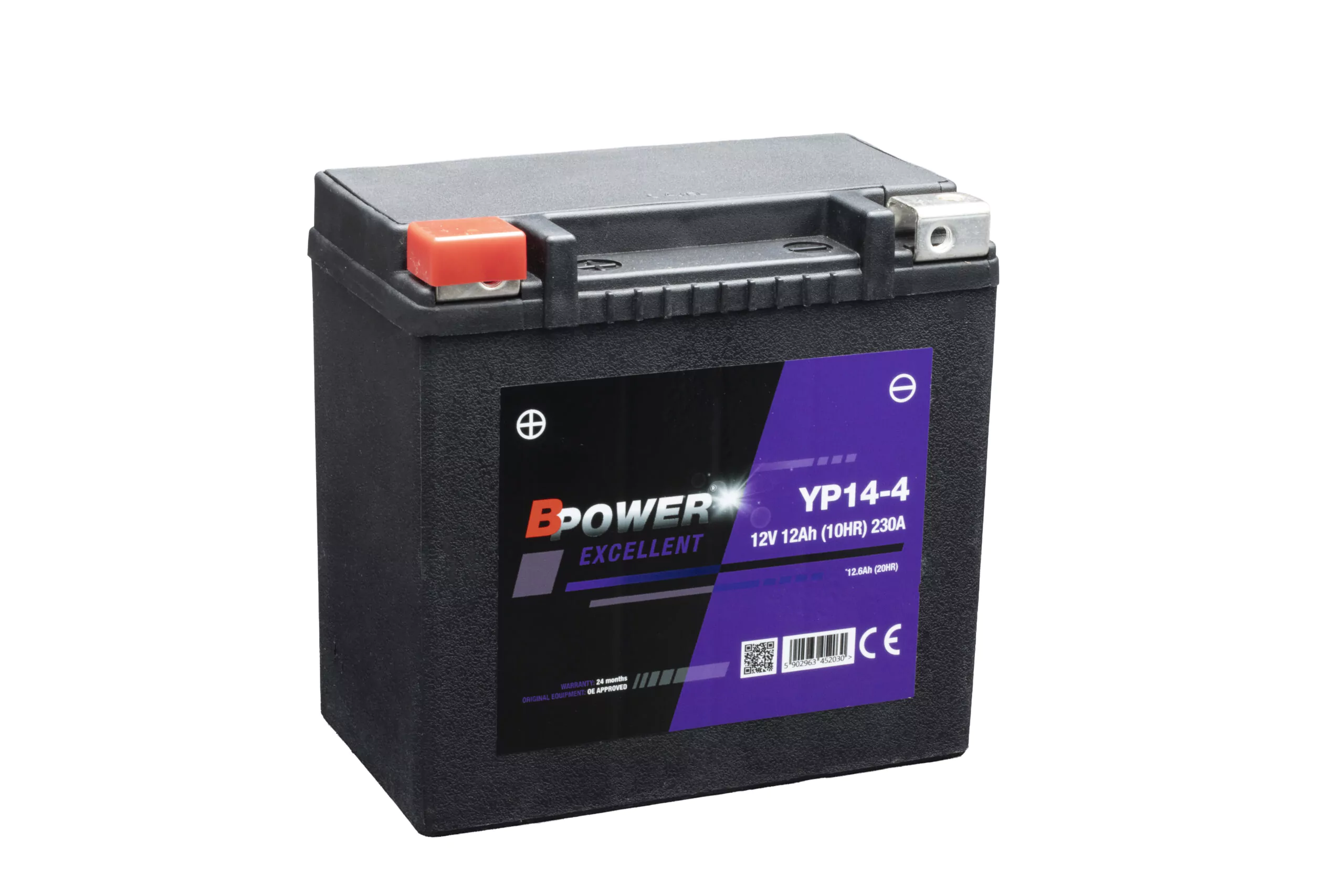 BPOWER EXCELLENT 12Ah 230A 12V L+ WC YP14-4 (AGM)