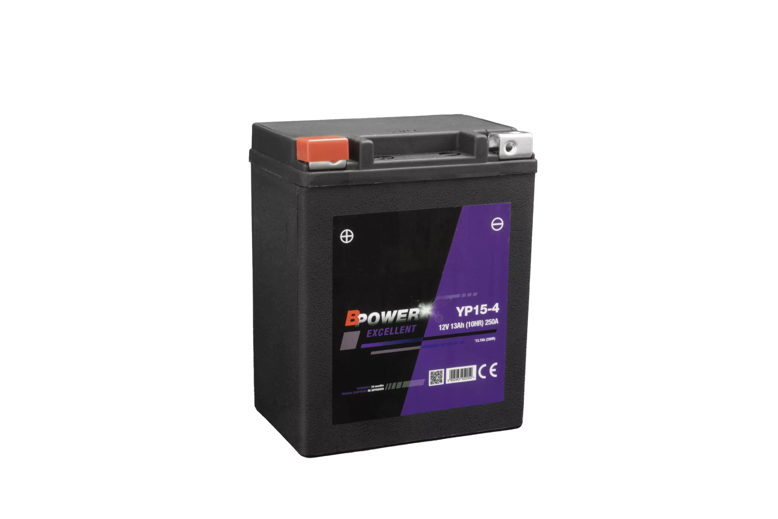 BPOWER EXCELLENT 13Ah 260A 12V L+ WC YP15-4 (AGM)