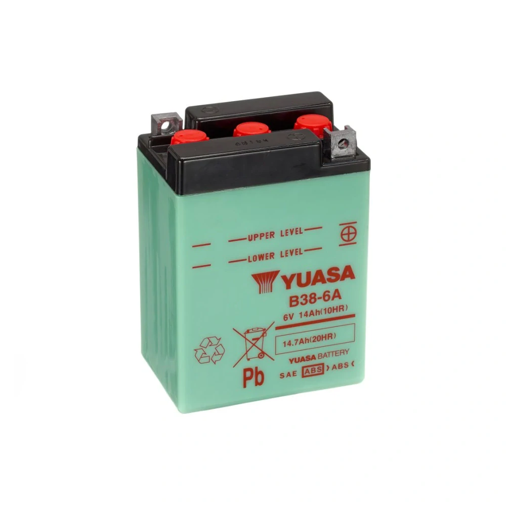 YUASA B38-6A CONVENTIONAL 14Ah 6V