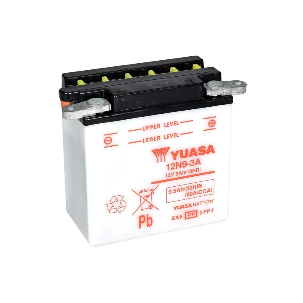 YUASA 12N9-3A CONVENTIONAL 9Ah 80A 12V