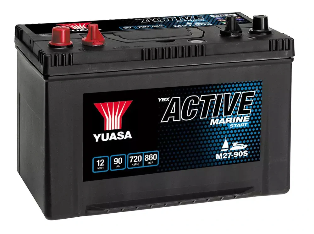 Yuasa YBX Active Marine Start 12V 90Ah 720A M27-90S