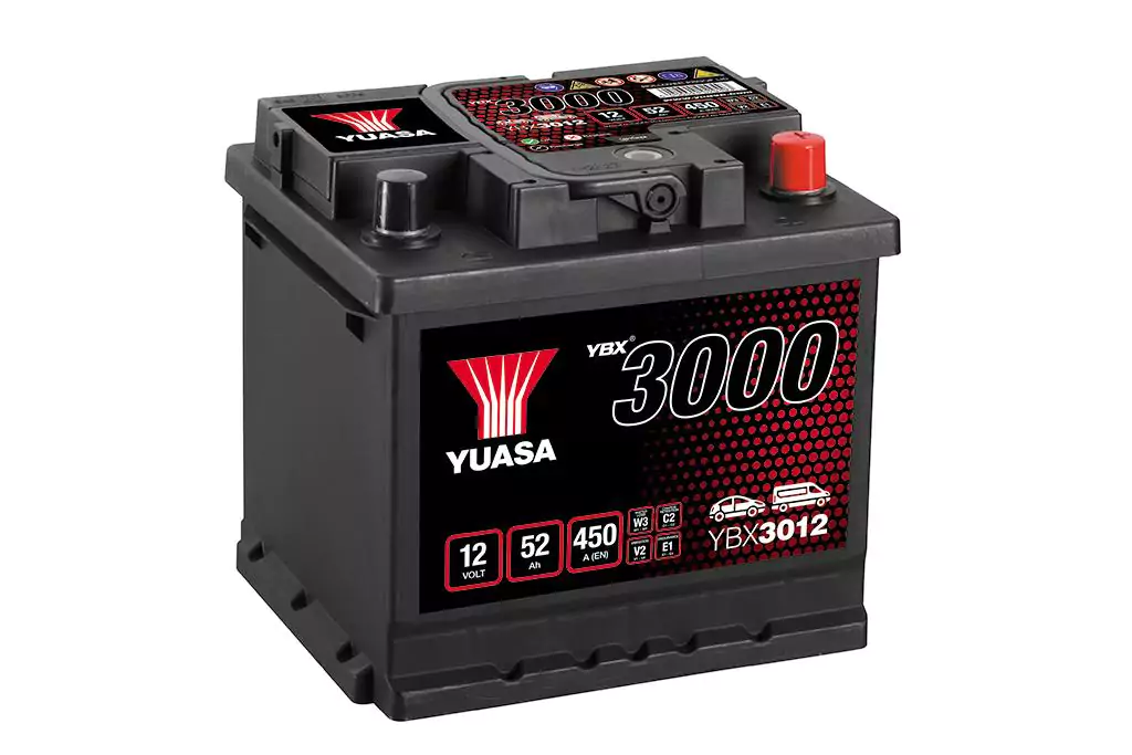 Yuasa YBX3012 12V 52Ah 450A