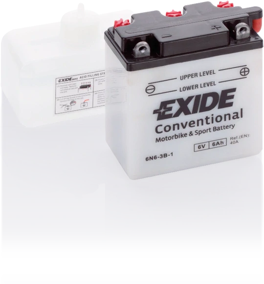 EXIDE 6V 6Ah 6N6-3B-1