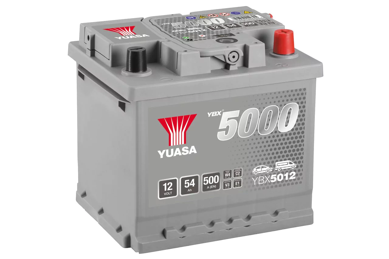 Yuasa YBX5012 12V 54Ah 500A