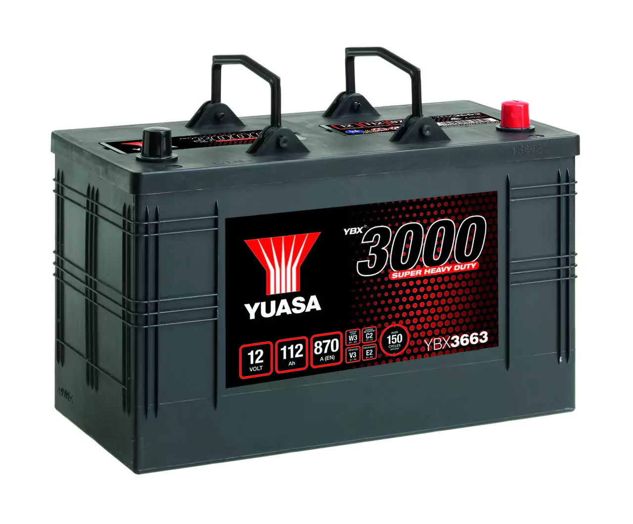 Yuasa YBX3663 12V 112Ah 870A