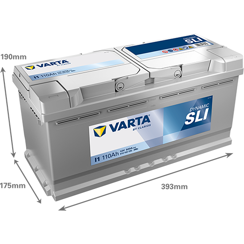 Varta DYNAMIC SLI 12V 110Ah 920A 610 402 092 I1