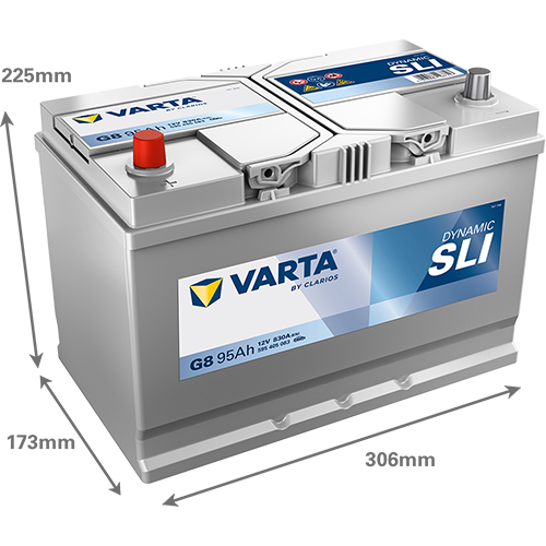 Varta DYNAMIC SLI 12V 95Ah 830A 595405083 G8