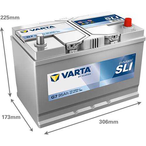 Varta DYNAMIC SLI 12V 95Ah 830A 595404083 G7