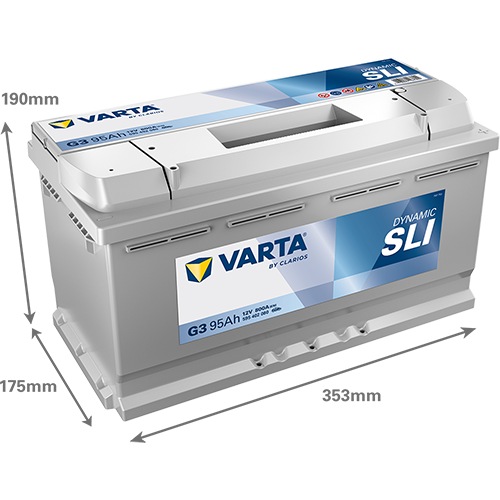Varta DYNAMIC SLI 12V 95Ah 800A 595402080 G3