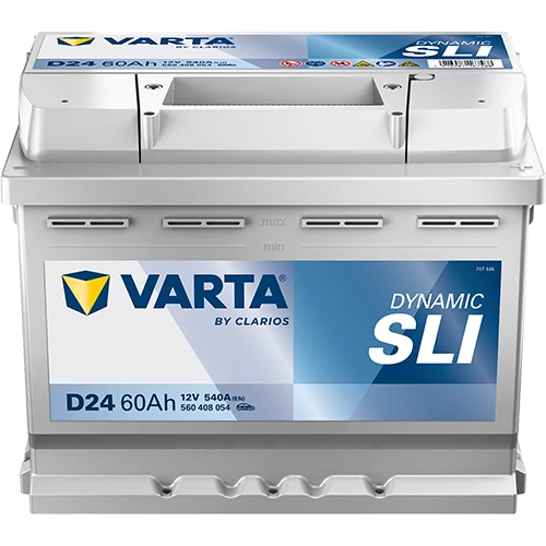 Varta DYNAMIC SLI 12V 60Ah 540A 560408054 D24