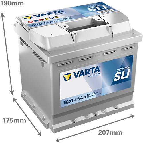 Varta DYNAMIC SLI 12V 45Ah 400A 545413040 B20
