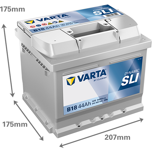 Varta DYNAMIC SLI 12V 44Ah 440A 544402044 B18