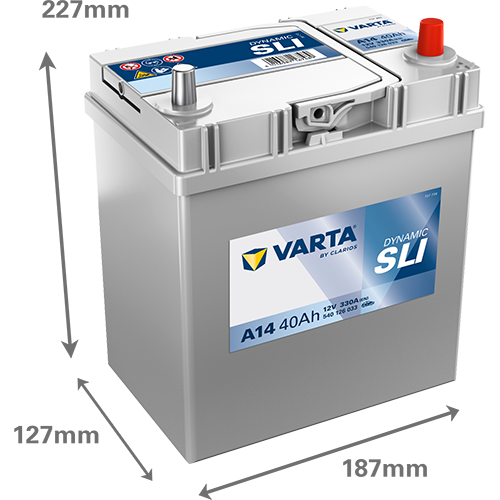Varta DYNAMIC SLI 12V 40Ah 330A 540126033 A14