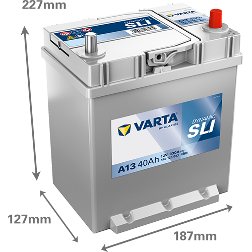 Varta DYNAMIC SLI 12V 40Ah 330A 540125033 A13