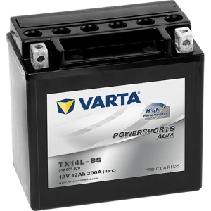 Varta Powersports AGM High Performance 12V 12Ah 200A 512905020
