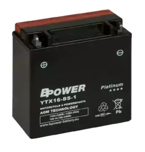 BPOWER PLATINUM 14Ah 230A 12V YTX16-BS-1 (AGM)