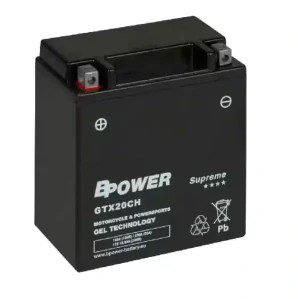 BPOWER SUPREME 18Ah 250A 12V L+ WC GTX20CH (GEL)