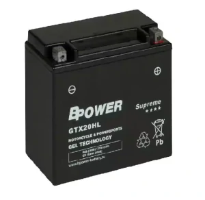 BPOWER SUPREME 18Ah 310A 12V P+ WC GTX20HL (GEL)