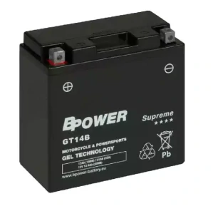  BPOWER SUPREME 12Ah 210A 12V L+ WC GT14B (GEL)
