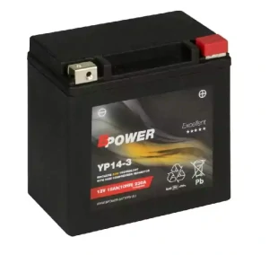 BPOWER EXCELLENT 12Ah 230A 12V P+ WC YP14-3 (AGM)