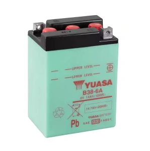 YUASA B38-6A CONVENTIONAL 14Ah 6V