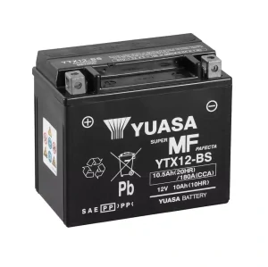 YUASA MF 10Ah 180A 12V YTX12-BS (AGM)