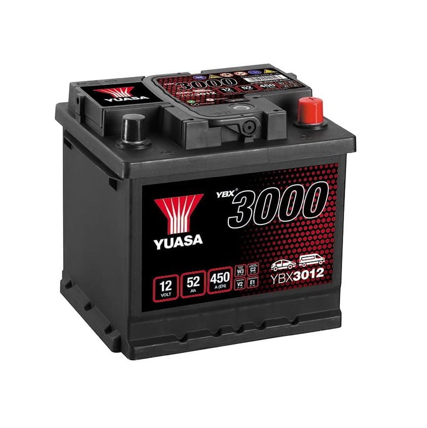 Yuasa YBX3012 12V 52Ah 450A