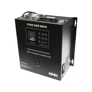  Záložní zdroj MHPower MSKD-1400-24, UPS, 1400W, čistý sinus, 24V, solární regulátor MPPT
