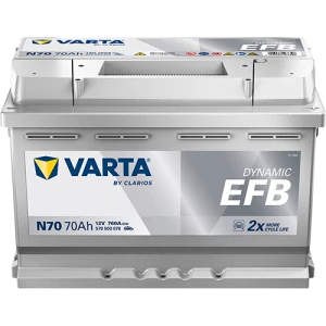 Varta DYNAMIC EFB 12V 70Ah 760A 570500076 N70