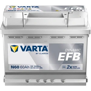 Varta DYNAMIC EFB 12V 60Ah 640A 560500064 N60