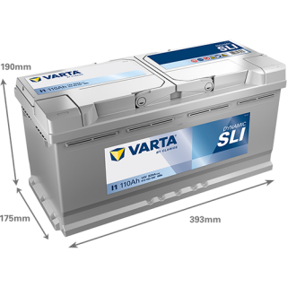 Varta DYNAMIC SLI 12V 110Ah 920A 610 402 092 I1