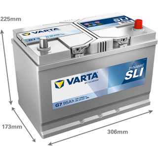 Varta DYNAMIC SLI 12V 95Ah 830A 595404083 G7