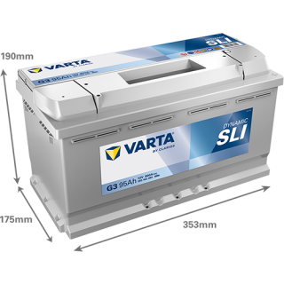Varta DYNAMIC SLI 12V 95Ah 800A 595402080 G3